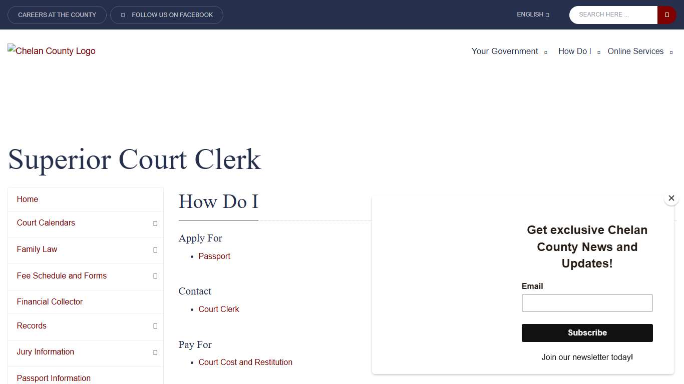 County of Chelan, Washington